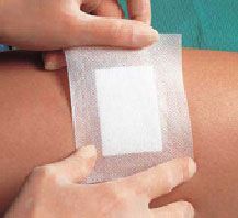 Curapor® Island Dressing, sterile – Полиакрилна превръзка с марля